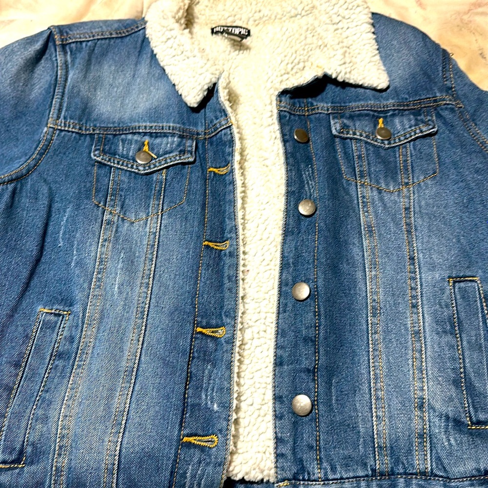 Short bomber Jean jacket